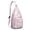 Pink-25, variant on Vintage Cat Print Sling Backpack – Cute Watercolor Hand-Drawn Cat Crossbody Bag for Travel & Hiking
