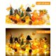 thumbnail image 5 of Guirnalda decorativa de otoño Luditek con hojas de otoño con luces LED de 24.6 pies, 5 of 7