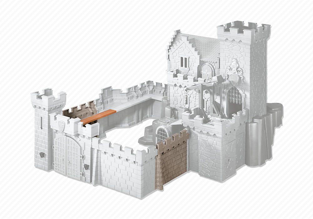 Details about   Playmobil wall light brown-grey section stone effect  extend house castle jail 