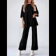 thumbnail image 5 of Traje Informal de Dos Piezas para Mujer, Ideal para Viajes y Vacaciones. Negro L, 5 of 9
