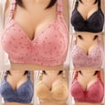 thumbnail image 3 of Gymayou Full Coverage Cotton Wireless Bra for Older Ladies No Underwire Comfort Support Bra Breathable Side Shaping Bras Black L, 3 of 9