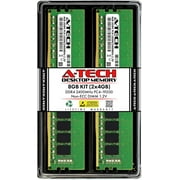 A-Tech 8GB (2x4GB) DDR4 2400 MHz UDIMM PC4-19200 (PC4-2400T) CL17 DIMM Non-ECC Desktop RAM Memory Modules