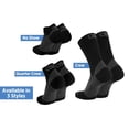 thumbnail image 6 of OS1st Unisex Plantar Fasciitis No Show Socks White - OS1-3454W, 6 of 6