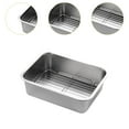 thumbnail image 6 of Baoblaze Baking Pan with Wire Rack Plate Cooling Rack for Buffet Kitchen Home 36x27x10cm, 6 of 8