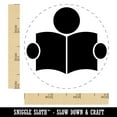 thumbnail image 2 of Reading Book Library Icon Self-Inking Rubber Stamp Ink Stamper - Red Ink - Small 3/4 Inch, 2 of 7