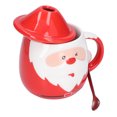 450ml Christmas Cup Large Capacity Ceramic Tea Milk Cup Coffee Mug with