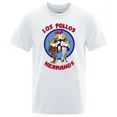 thumbnail image 3 of Camiseta estampada divertida de LOS POLLOS Hermanos para hombre, camiseta informal de moda de manga corta de algodón transpirable de verano, camiseta de Chicken Brothers, 3 of 4