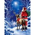 thumbnail image 1 of GATYZTORY-pintura de diamantes con marco de Papá Noel, mosaico de diamantes para adultos y niños, regalo, arte de pared, decoración de artesanía para Navidad, 1 of 4