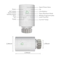 thumbnail image 3 of Amdohai Weekly Programmable Smart Thermostatic Valve WiFi Radiator Temperature Controller APP Remote Control Backlit Touchscreen, 3 of 8