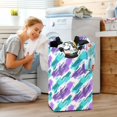 thumbnail image 5 of Yayeee Freestanding Laundry Hamper with Handle Collapsible Large Storage Basket for Clothes, Green Drawing, 5 of 7