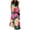 Hot Pink, variant on Summer Dresses For Women 2022 Women Summer Sleeveless Print V Neck Maxi Loose Dress Boho Beach Long Sundress With Pockets