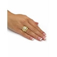 thumbnail image 3 of PalmBeach Jewelry Marquise Cut Cubic Zirconia Bridal Ring Set 3.05 TCW Gold-Plated or Silvertone, 3 of 5