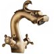 thumbnail image 1 of Grifo de dragón tallado, lavabo de bronce antiguo, grifo de lavabo de baño, grifo de Mezclador de Baño de doble manija, lavabo de lujo, 1 of 5