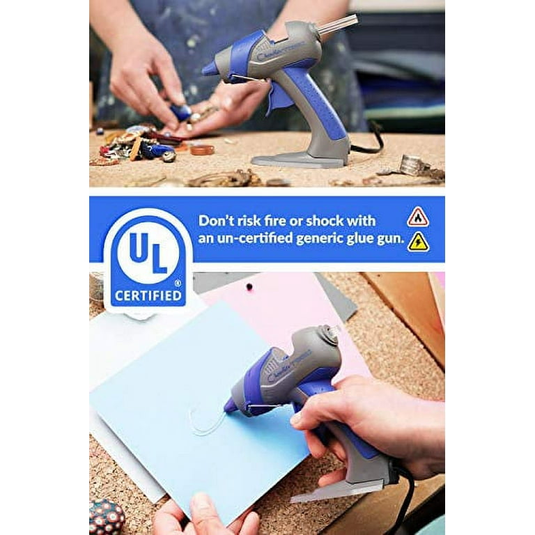 Cordless Hot Glue Gun Rapid Heating UL Certified Glue Gun Kit with