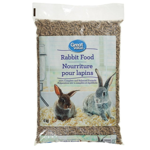Great Value Rabbit Food, 4kg