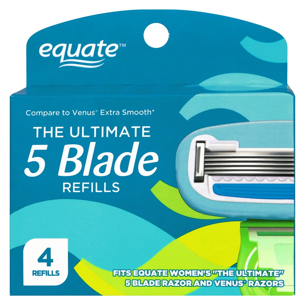 Equate The Ultimate 5 Blade Cartridges, 4 Count