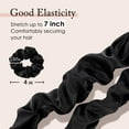 thumbnail image 5 of Scrunchies for Hair Sleep, Women Grils Silk Hair Ties for Frizz & Breakage Curly Hair, No Damage, Elastics Ponytail Holder, 3 Pack, 5 of 7