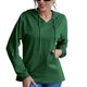 thumbnail image 1 of Sudaderas con Capucha para Mujer Sueltas Informales Material Suave y Transpirable Estilo Simple y Moderno Sudadera con Capucha para Mujer para Fiesta Trabajo Viajes GreenS XL, 1 of 5
