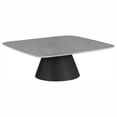 thumbnail image 3 of Eason 2-piece Cocktail Coffee Table Set Concrete and Black, 3 of 10