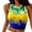A-Yellow2255, variant on Bibifish Womens Tank Tops Crew Neck Mountain Splash Print Camisoles Cropped Summer Sleeveless Shirts