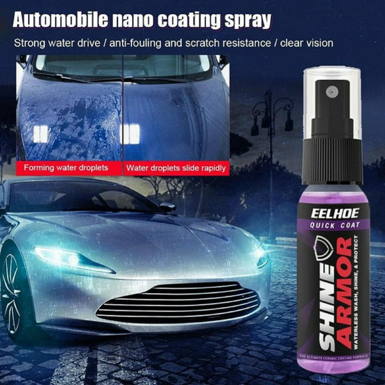 High Protection 120ml Car Coat Ceramic Coating Spray Quick Hydrophobic  Wax-US