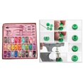 thumbnail image 4 of 312pcs Snap Button Kit Metal Snaps Studs w/ Pliers Press Tool for Sewing pink, 4 of 9