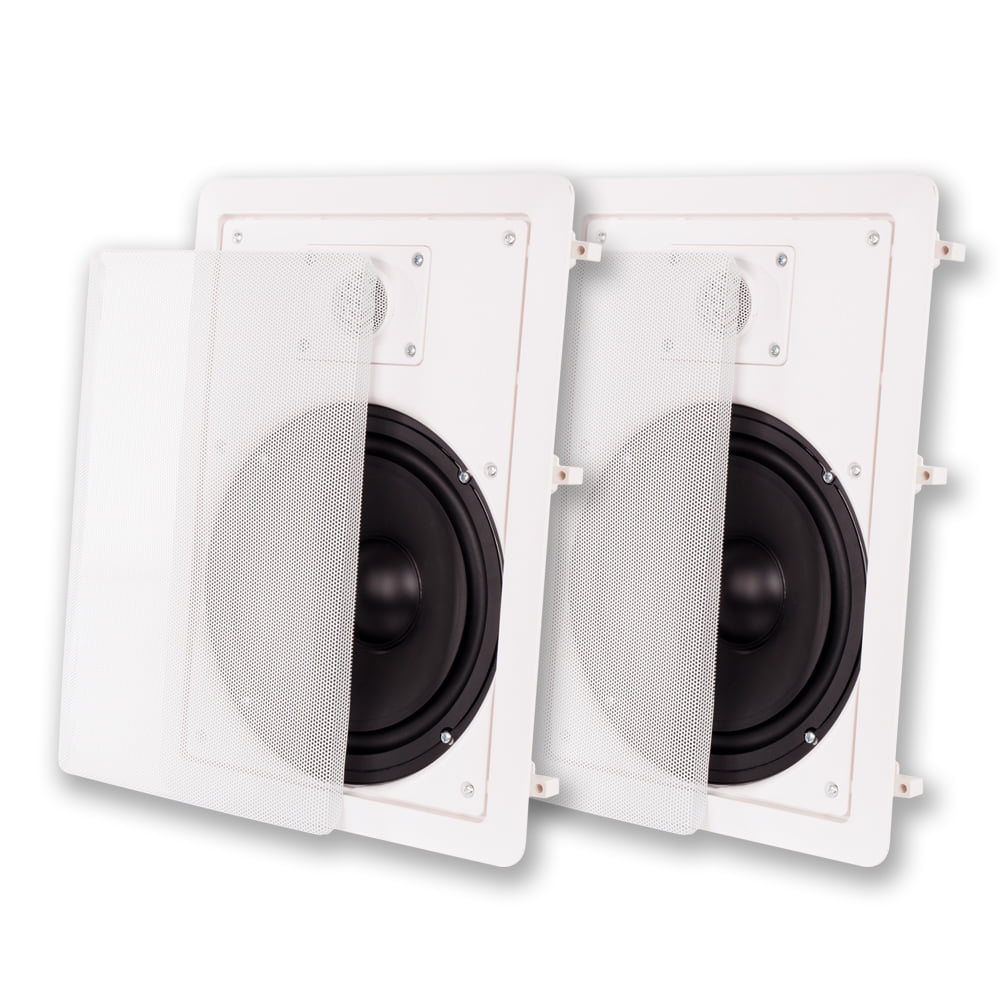 Acoustic Audio MT8 Flush Mount in Wall Speakers with 8 Woofers 5 Pair Pack 
