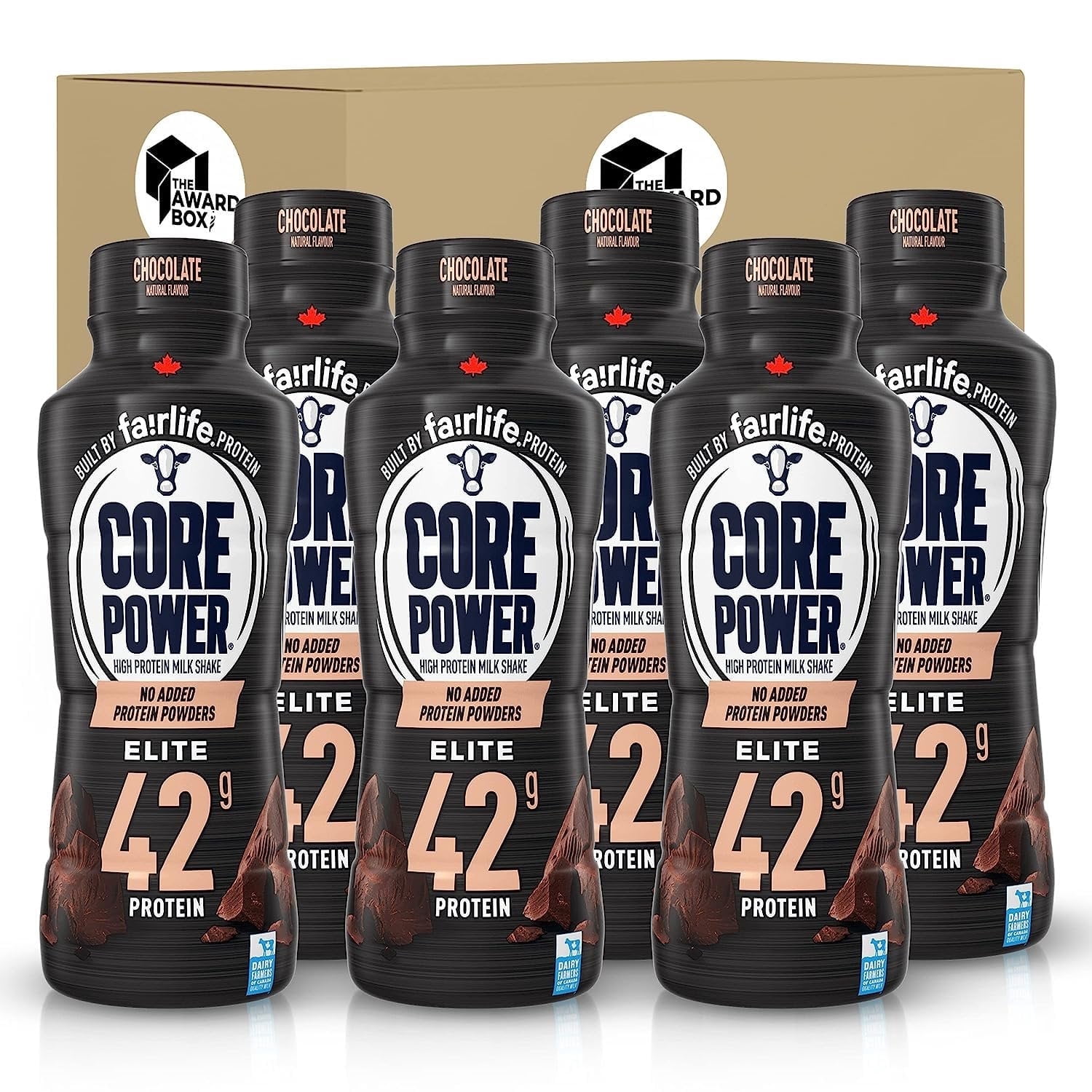Fairlife Core Power Elite Protein Shake, Chocolate, 42g Protein, 14 oz Bottles, 6 Pack