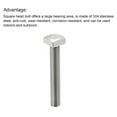 thumbnail image 4 of Square Head Bolt, 2 Pack M5x30mm 304 Stainless Steel Grade C Square Screws, 4 of 5