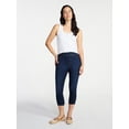 thumbnail image 2 of Time and Tru Women’s Slub Henley Tank Top, sizes XS-XXXL, 2 of 5