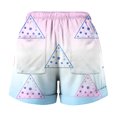 thumbnail image 4 of Lounge Shorts Women JIANLAI Casual Long Knee Length High Waisted Stretch Wide Leg Relaxed Fit (S-2XL) Blue, 4 of 5