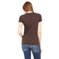 thumbnail image 2 of The Bella + Canvas T-Shirt pour Femmes Favorite - Chocolat - 2TG, 2 of 3