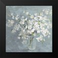 thumbnail image 2 of Nai, Danhui 20x20 Black Modern Framed Museum Art Print Titled - Fresh White Bouquet Gray Crop, 2 of 5