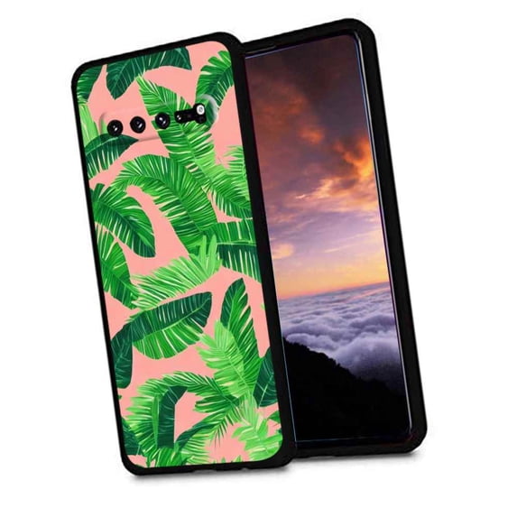 Compatible with Samsung Galaxy S10 Phone Case, Tropical-353 Case Silicone Protective for Teen Girl Boy Case for Samsung Galaxy S10