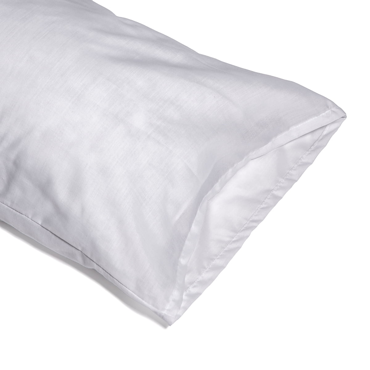 Body Pillow by Hermell Products includes White Cover, Relief for Neck and Back Pain, Pregnancy, Side Sleeper, 52? x 6", BP7000MO