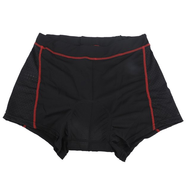Ropa interior acolchada para ciclismo, pantalones cortos con absorción de impactos, transpirables, de secado rápido, calzoncillos para montar en bicicleta para esquiar y patinar S