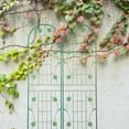 thumbnail image 3 of CQSXDA 4 Pack Large Garden Trellis 71"H x 19.7" W Heavy Duty Rustproof Green Iron Plant Trellis for Potted Plant Support Metal Climbing Rose Trellis Vine Vegetable Cucumber, 3 of 9