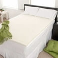 thumbnail image 2 of FoamRush 1" Thick Queen Size Memory Foam Pad Mattress Topper Made in USA, 2 of 4