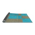 thumbnail image 2 of Ahgly Company Indoor Square Abstract Light Blue Contemporary Area Rugs, 5' Square, 2 of 4
