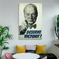 thumbnail image 6 of English Anti-fascists Winston Churchill Retro Poster Picture Print Wall Art Poster Painting Canvas Posters Artworks Gift Room Aesthetic 16x24inch(40x60cm), 6 of 6