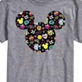 thumbnail image 3 of Mickey & Friends - Mickey Logo with Emojis - Men's Short Sleeve Graphic T-Shirt, 3 of 5
