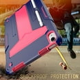 thumbnail image 5 of TECH CIRCLE iPad 10th Generation Case 2022, Shockproof Kids-Friendly Case Convertible Stand Full Body Rugged Protective Sturdy Cover with Pencil Holder for Apple iPad 10th Gen 10.9 inch, Purple, 5 of 5