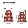 thumbnail image 2 of Sikiie Cute Pig with Coins Drawstring Backpack Drawstring Bags, Draw String Back Bag for Sports, Gym, Travel, Swimming, Beach-Small, 2 of 6