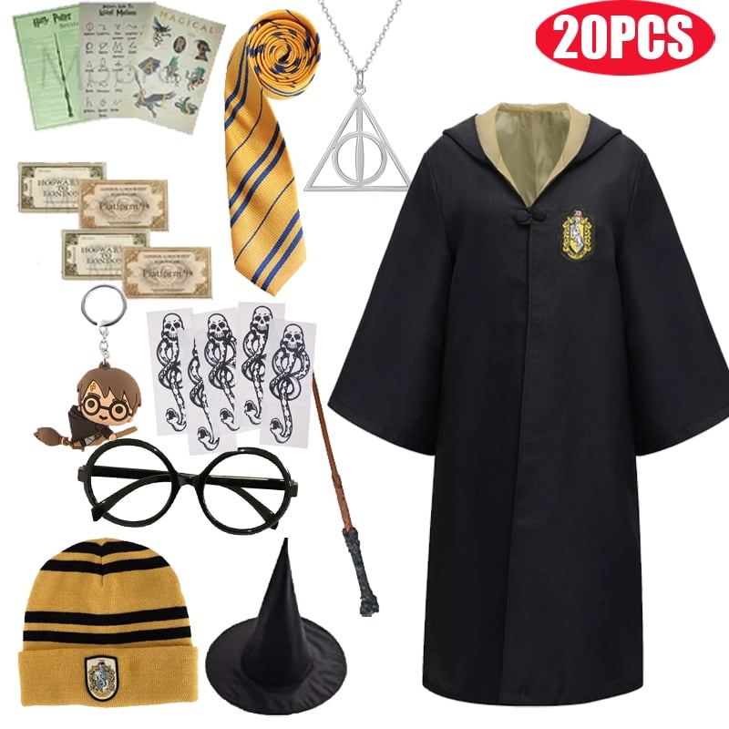 Harry Potter Cosplay Robe Cloak Gryffindor Slytherin Hufflepuff Costume Harry Potter Cosplay Robe Cloak Gryffindor Slytherin Hufflepuff Costume