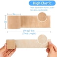 thumbnail image 2 of Luxtrada 12PCS Self Adhesive Bandage Wrap Grip Cohesive Elastic Tape 2" x 5yds for Tattoo Machine Grip, Sports Tape, Pet (Skin), 2 of 5