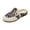 Black, variant on Women's Bohemian Ethnic Mules Dress Slides Sandals Beach Summer Vintage Casual Closed Toe Wedge Low Heels Comfortable Walking Half Slippers Clogs for Wide Width Black Size 7