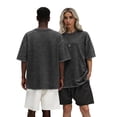 thumbnail image 6 of Sundazz Oversized T Shirts for Women Cotton Vintage Acid Wash Tees Baggy Shirts Trendy Casual Tops, 6 of 9