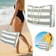 thumbnail image 2 of LLDYYDS Bolsos de playa para mujer Bolso grande impermeable para playa Bolsos de playa con cremallera Bolso impermeable a prueba de arena Bolso grande para piscina, 2 of 7