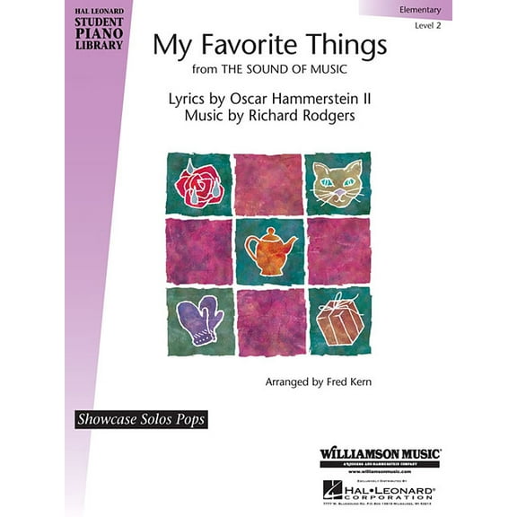 My Favorite Things: Hal Leonard Student Piano Library Showcase Solos Pops Level 2 (Elementary) (Paperback)