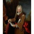 thumbnail image 3 of Nicolas de Largillière 20x23 Black Modern Framed Museum Art Print Titled - Portrait of an Officer (circa 1714), 3 of 5